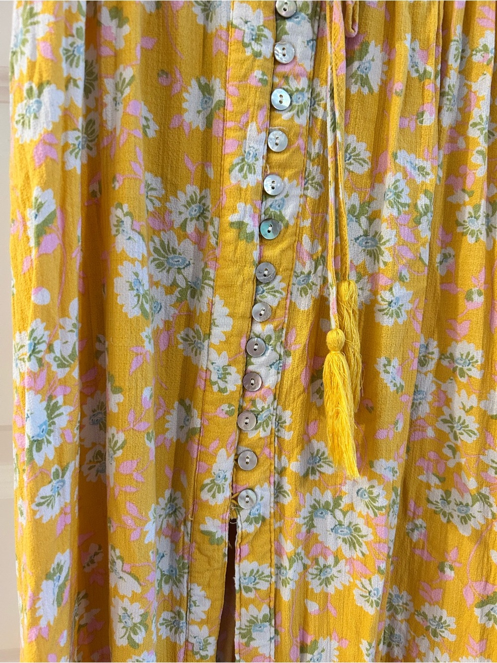 Rachel Zoe Yellow Floral Maxi Skirt - Picture 5 of 15